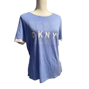 Womens DKNY Blue Medium Vintage tshirt